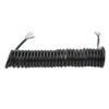 Trailer Extension Coiled Cable 12.8ft 20AWG 7 Core Polyurethane Copper