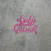 Transparent Decal Stickers of Baby It's Cold Outside (Pink) Premium