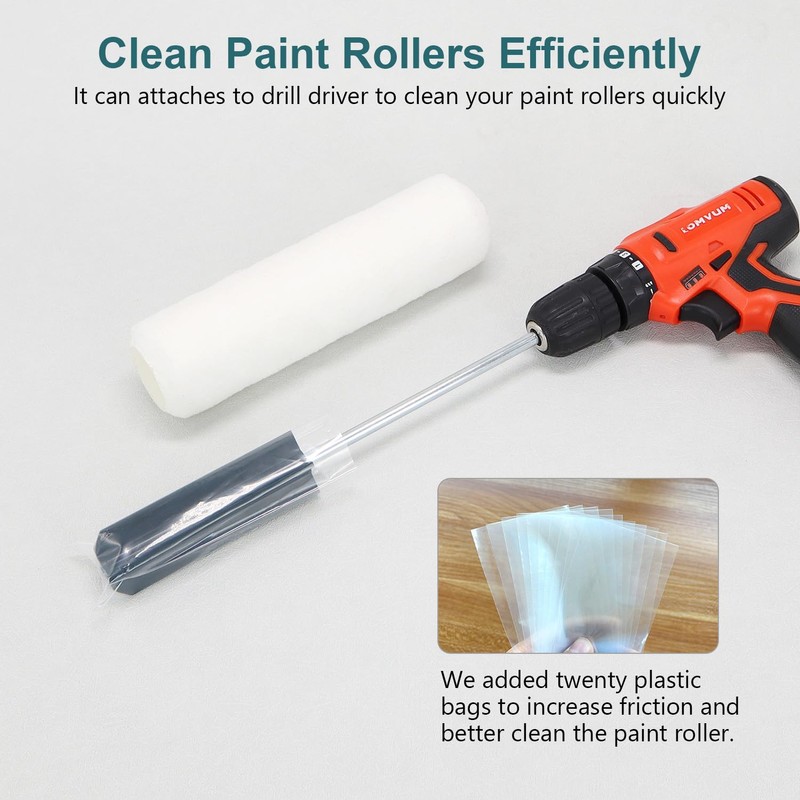scottchen PRO Paint Roller Cleaner Dryer Washer Cleaning Tool for