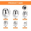 Cap Nuts High Shape Set, 195 Pieces Stainless Steel Hex