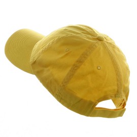 Low Profile Dyed Cotton Twill Cap - Yellow OSFM