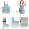 BeeGreen Shark Whale Kids Apron 2 Pack Cooking Aprons with