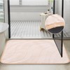 Inlume Bath Mat 30x20 Ultra Absorbent Non-Slip Microfiber Quick Dry