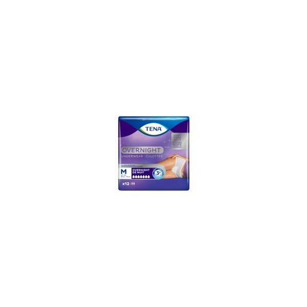 TENA Incontinence Underwear Overnight Absorbency Medium 12 Count