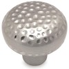 Cosmas 10 Pack 10551SN Satin Nickel Hammered Round Cabinet Knob