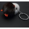 Adorable Genuine Mink Fur Duckling Keychain - Ethically Sourced, Available