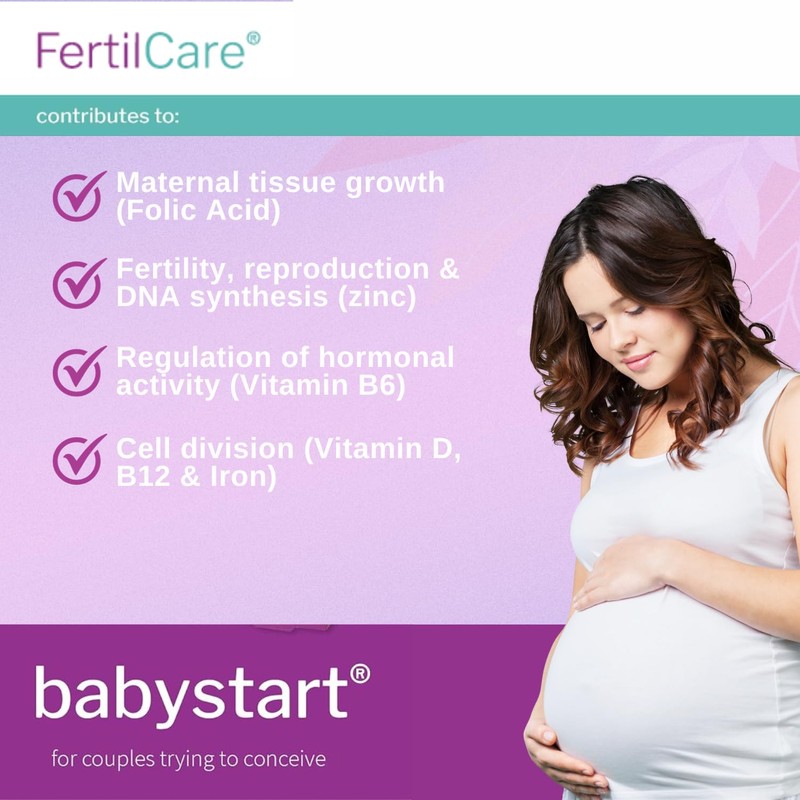 Babystart Fertility Supplements for Women - FertilCare 30 Tablets, 1