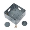 Outdoor Waterproof Switch,Greencycle IP66 Waterproof 2Gang 10A Light Switch, SPDT