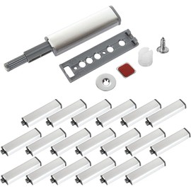 SENENQU 20pcs Push to Open Door Catches, Magnetic Door Catches for Cupboard, Heavy Duty Push Door Catch Push Latch for Cabinet Drawer Wardrobe Door