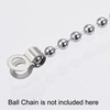 uxcell Ball Chain Connector, 6mm Double Ring Style Link Stainless