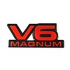 1pc V6 Magnum Emblems Fender Door Nameplate 3D Badge Stickers