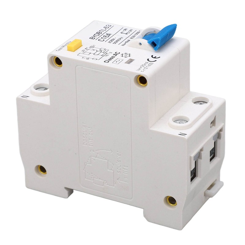 Circuit Breaker 1P+N AC 16A Residual Current Earth Leakage Protection