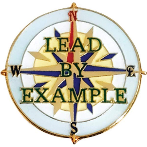 TCDesignerProducts Lead by Example Leadership Compass Award Pin, Pack of