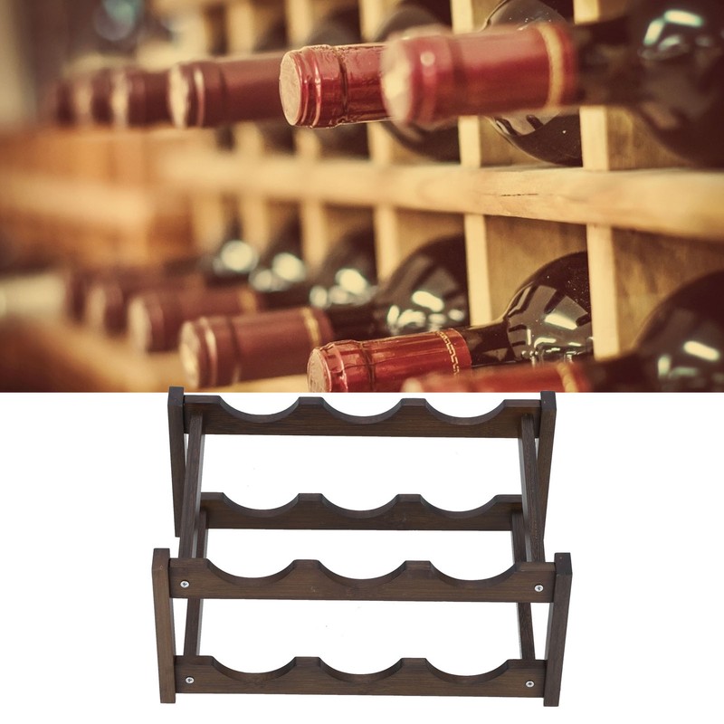 Wine Rack Portable Surge Shaped Opening Exquisite Beautiful Durable Wine