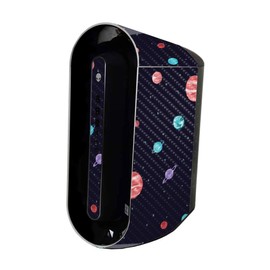 MightySkins Carbon Fiber Skin Compatible with Alienware Aurora R11 Gaming Desktop - Bright Night Sky | Protective, Durable Textured Carbon Fiber Finish | Easy to Apply | Made in The USA