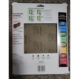 Color Extra Wet/Dry Sandpaper P1000 Shine G2 Abrasives CX8230 4 Sheets