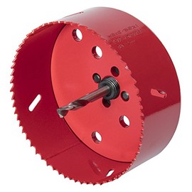 wolfcraft Bi-Metal Hole Saw I 5496000 I For drywall materials, wood, plastics and metals, cutting depth 40 mm
