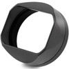 Square Metal Lens Hood for Fuji X100VI Camera Accessories Black