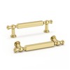 Haliwu 10 Pack Brushed Gold Cabinet Pulls, Kitchen Cabinet Handles