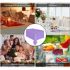 2Pcs 137*274cm Purple Disposable TableCloth Table Covers,Rectangular Dining Disposable Tablecovers