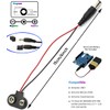 California JOS Breadboard-Friendly 2.1mm PCB Mounting Female DC Power Barrel