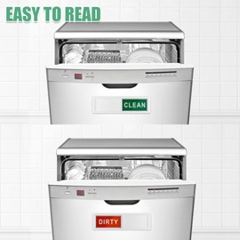 INF Magnet for Dishwashers Clean/Dirty Sign Red/Green/White Dishwasher Magnet Indicator Dishwasher Kitchen Accessories Kitchen Gadgets