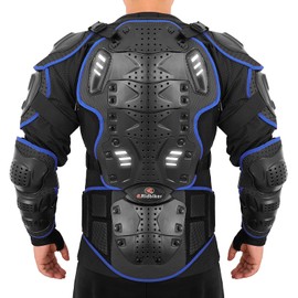 RIDBIKER Motorcycle Protective Jacket Full Body Armor, Chest Spine Protection Dirt Bike Gear for Men Motocross MTB Racing Off-Road