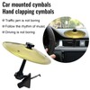 Permuly Car Crash Cymbal Drum Air Vent Mini Compact Drum