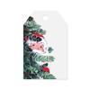 Vintage Santa Printed Gift Tags - 2 1/4in. x 3