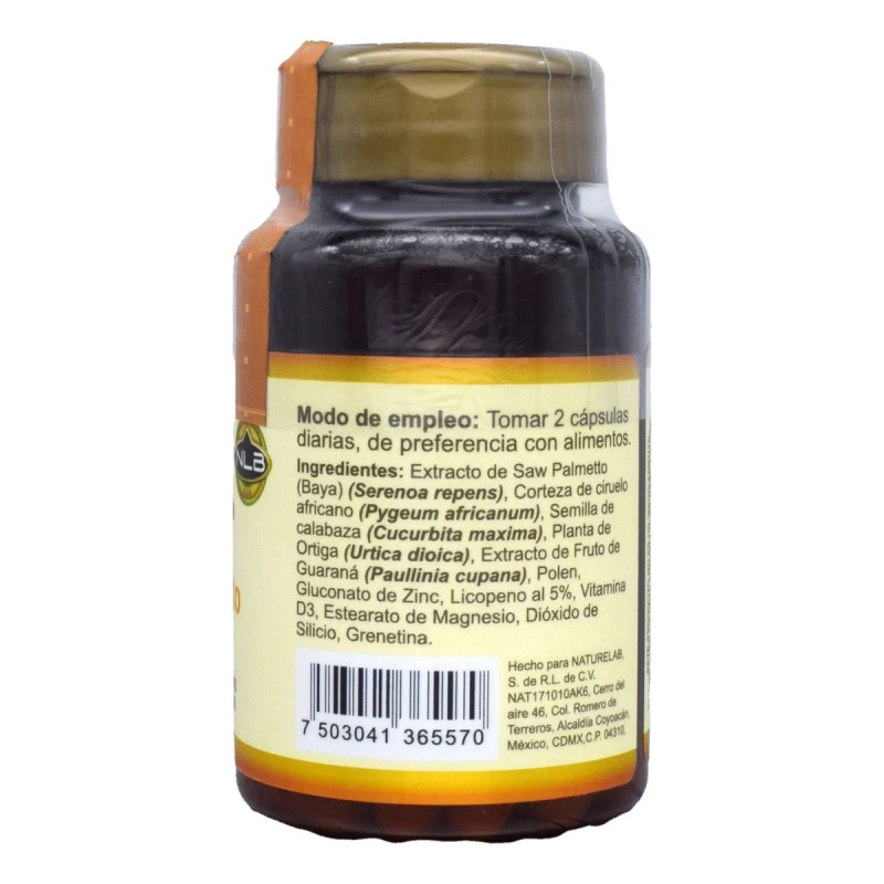 Prosten 60 Cap Naturelab Auxiliar Para La Próstata Sabor Sin