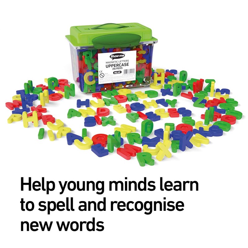 Show Me Tub of 286 Magnetic Numbers and Maths Symbols
