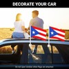 G128 2 Pack: Puerto Rico Puerto Rican Car Flag |
