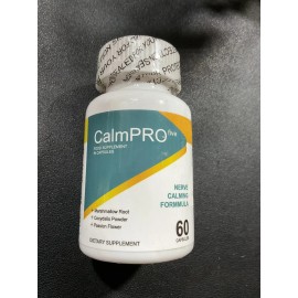Unbranded CALMPRO 5 NERVE CALMING FORMULA SUPPLEMENT CALM PRO 5 - 60 CAPSULES EXP 11/26