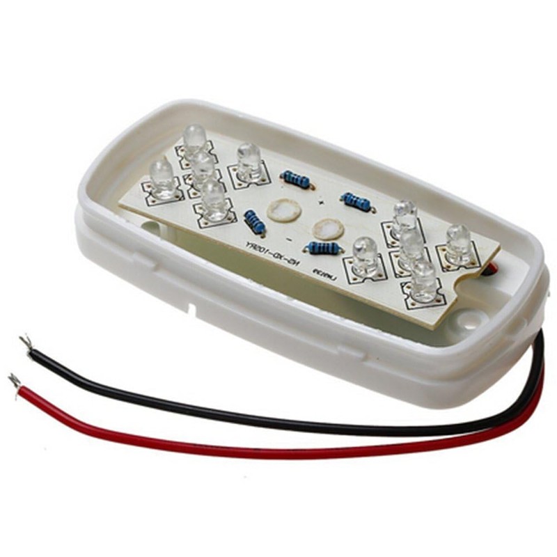 NEW SUN 12 Pcs RV Trailer Marker LED Light, Bullseye/Tiger