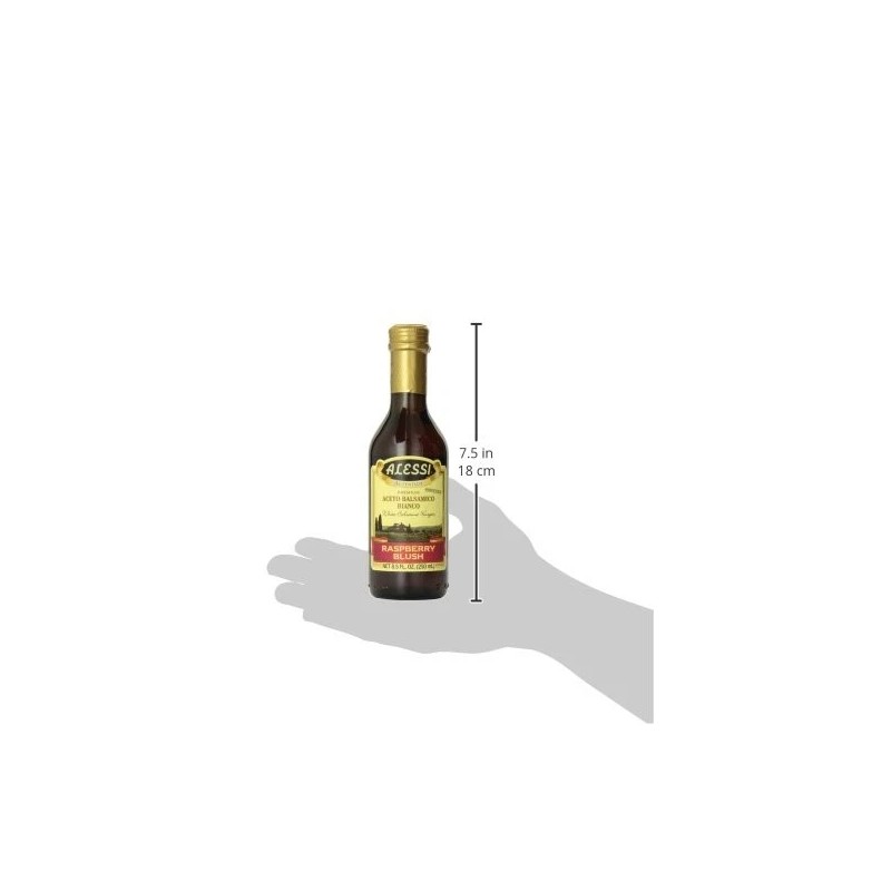Alessi Autentico Raspberry Blush White Balsamic Vinegar 8.5 Fl Oz