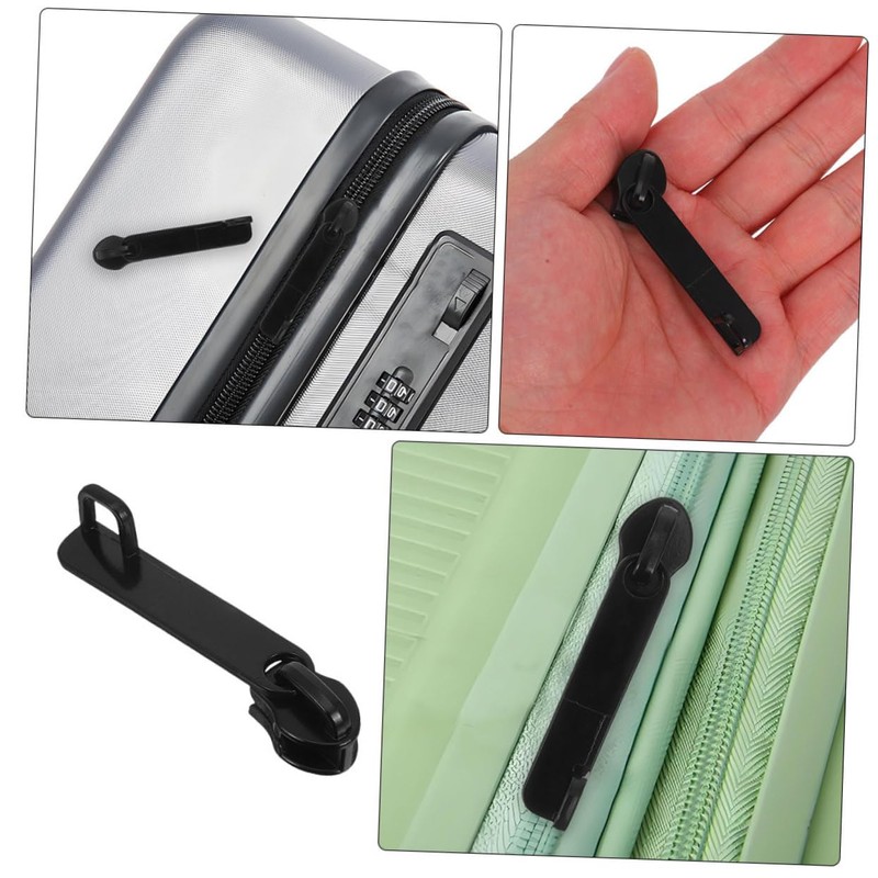 HOMSFOU 6 Stück Kofferschieber, Ersatz für Reißverschlussschieber, Reparatur von Reißverschlussschiebern