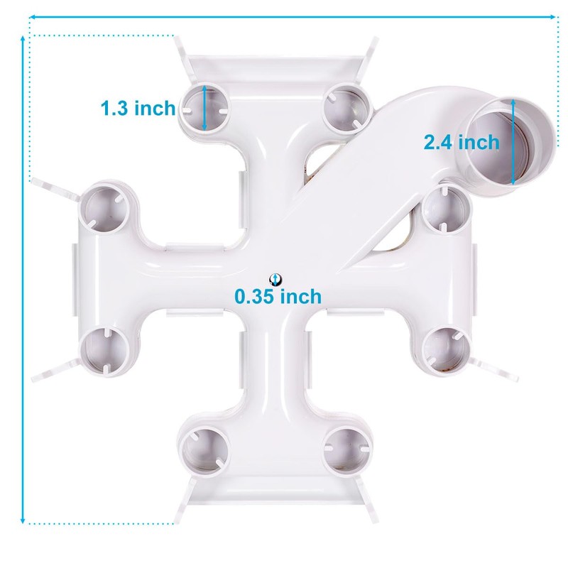 XtremepowerUS DE Filter Top Collector Manifold Assembly Air Relief Replacement