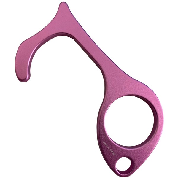 Idea Sekikawa Leather Strap-on Leather Non-Touch Grip, Non-Touch Handle, Pink,