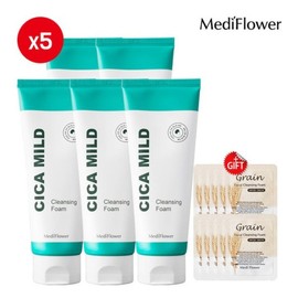 Cica Mild Cleansing Foam 150mlx5+10 Pouches / 시카 마일드 클렌징폼 150mlx5+파우치10매