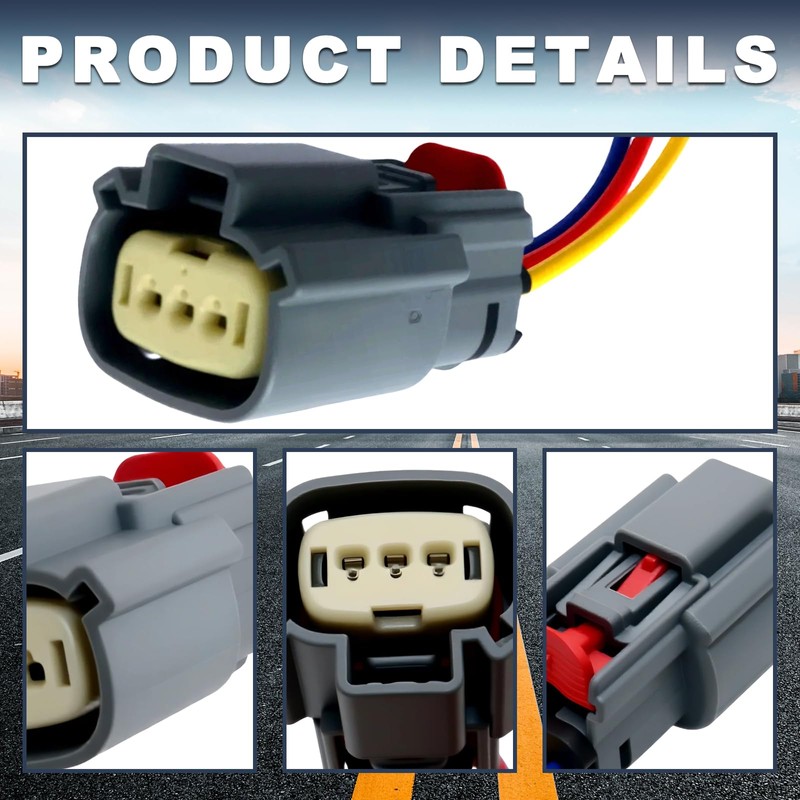 6-Piece Ignition Coil Connector Plug Harness Kit – Compatible with