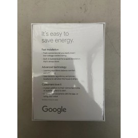 Nest Sealed! Google, T4001ES, Nest Thermostat E Smart Thermostat White