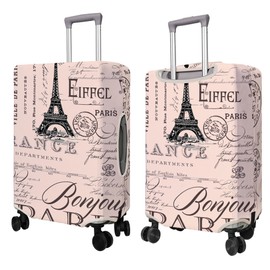 PtRug Travel Luggage Cover Suitcase Protector Fits 18-32 Inch Luggage Wheel Covers Patterned Travel Related Items Flower Luggage Protector Elastic Luggage Anti-scratch Suitcase Cover L