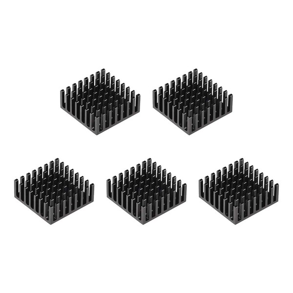 uxcell Electronic Radiators Heatsink for MOS GPU IC Chip Black