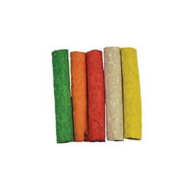Fancy Pets Palitos Huecos de Carnaza de Colores para Perros 125 x 22 mm 5 Piezas