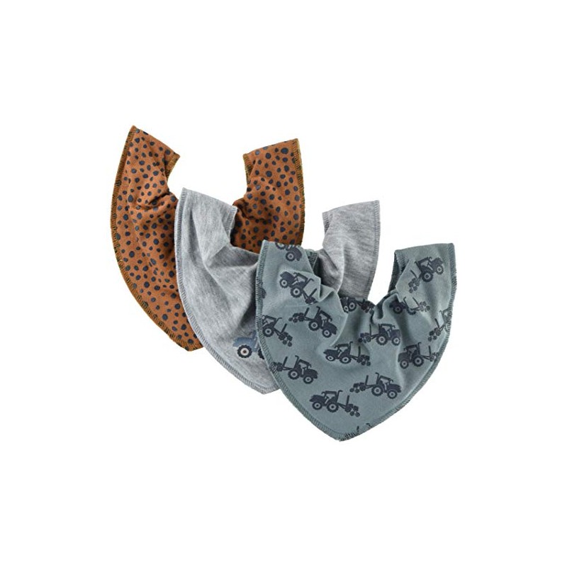 Pippi Unisex Baby Bandana Bib Boy Triangular Scarves, Lead