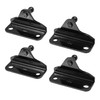 X AUTOHAUX 2pcs 10mm Car Ball Studs Mounting Brackets Black