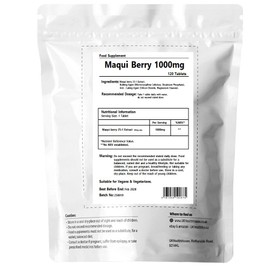 UKHealthHouse Maqui Berry Tablets 1000mg | Maqui Berry Extract Tablets | Potent Natural Antioxidant Support | Vegan & Vegetarian Friendly | Health & Wellbeing | UK (120 tabs)