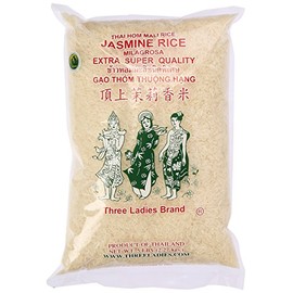 Three Ladies Jasmine Rice Long Grain 5 lbs (011109)