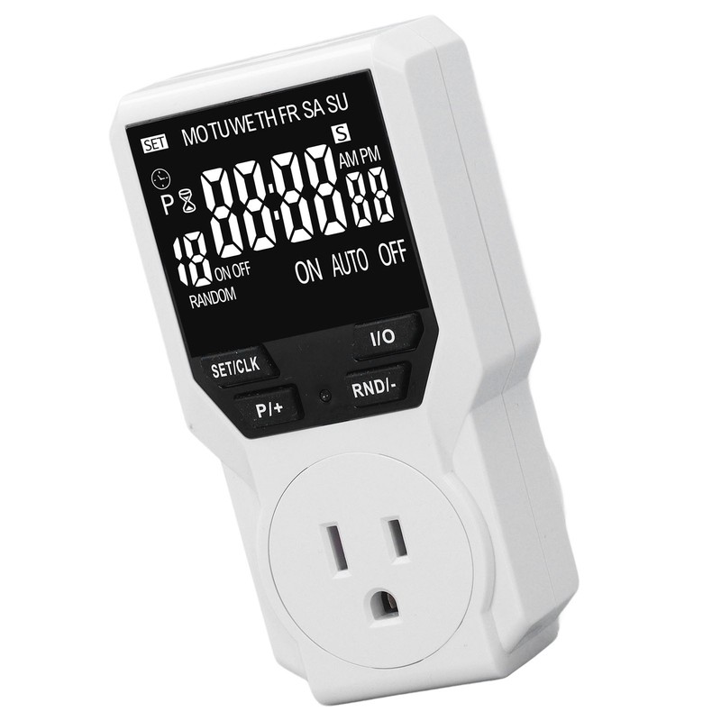 Outlet Timer Large VA Screen Multi Functional Countdown Short Cycle