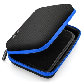 deleyCON Navi Tasche Navi Case Tasche für Navigationsgeräte - 6 Zoll & 6,2 Zoll (17x12x4,5cm) - Robust & Stoßsicher - 1 Innenfach - Blau